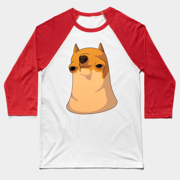 Derpy Chihuahua Baseball T-Shirt by BoombasticArt